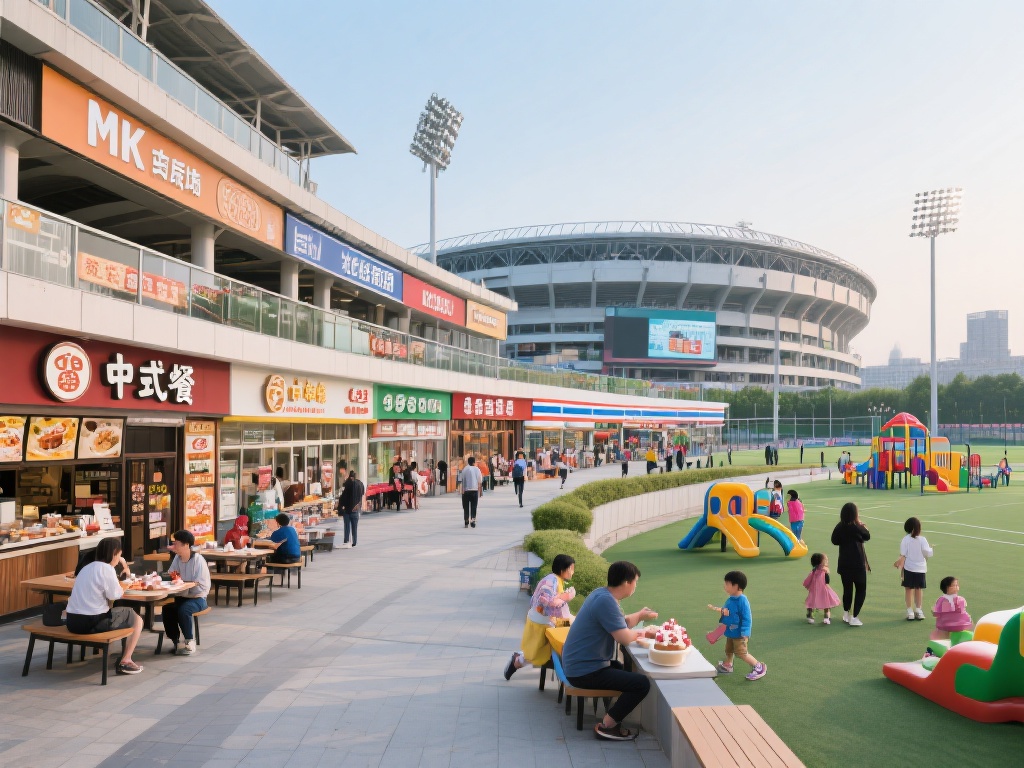 MK体育场周边的基础设施是衡量其是否适合家庭游的重